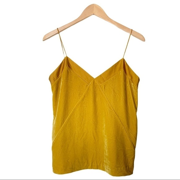 Nwt Club Monaco Velvet Marigold Camisole - Picture 2 of 7